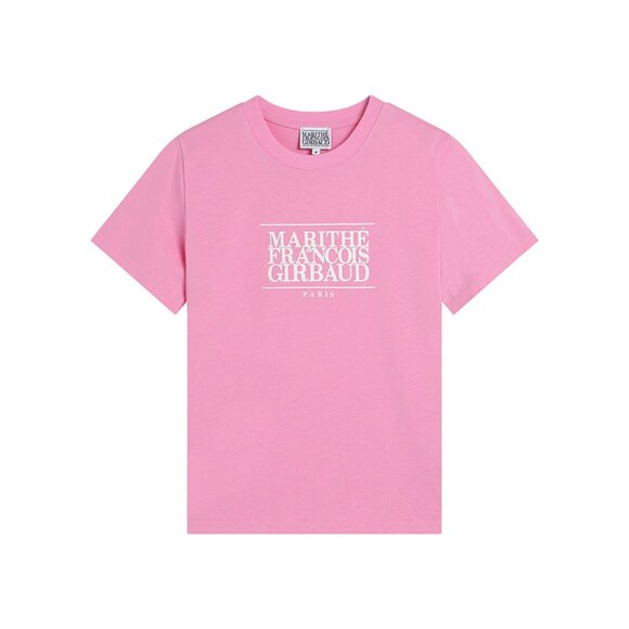 Marithe Francois Girbaud Slim Short Sleeve Pink - Picture 1 of 5
